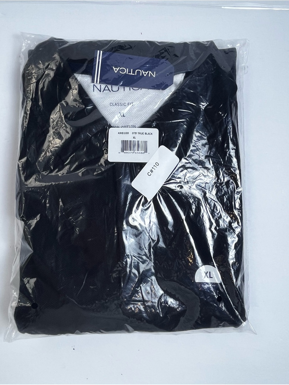 Classic Black Polo Shirt with Sail Logo- NWT- Men XL $25 - Picture 10 of 10